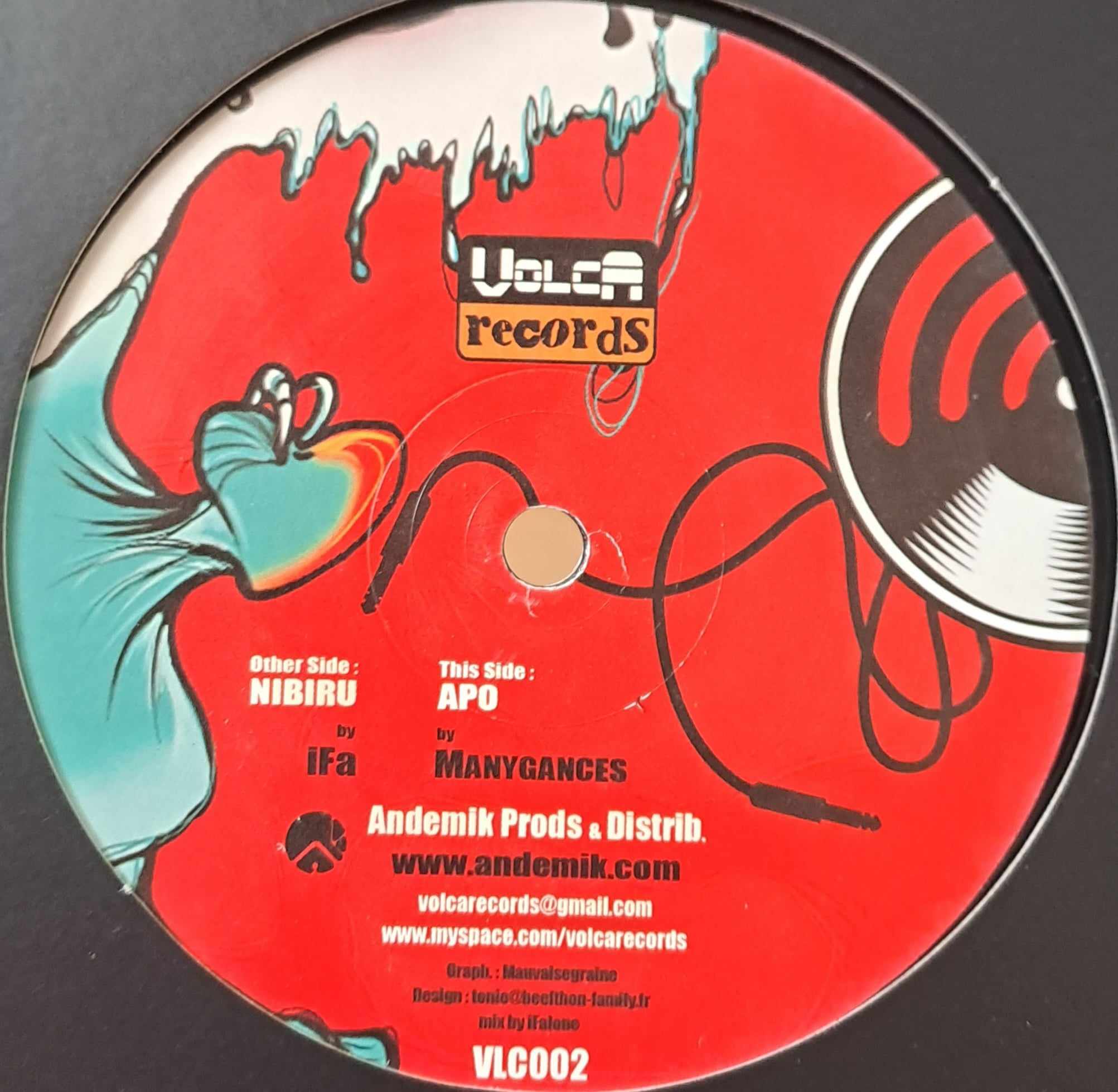 Volca Records 002 - vinyle dubstep